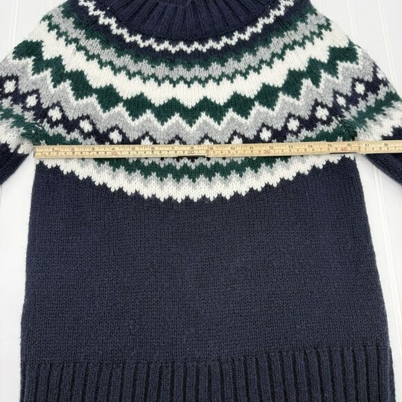 Banana Republic Fair Isle Sweater Acrylic Wool Blend Women’s XS - Picture 5 of 7